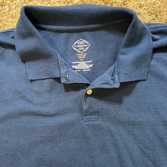 St. John’s Bay Comfort Flex Men’s Polo - Picture 3 of 3